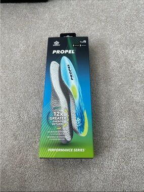 Spenco Propel Performance Series Insoles - Blue/Green/Gray